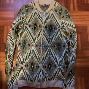 ASOS Green Zip Up Cardigan